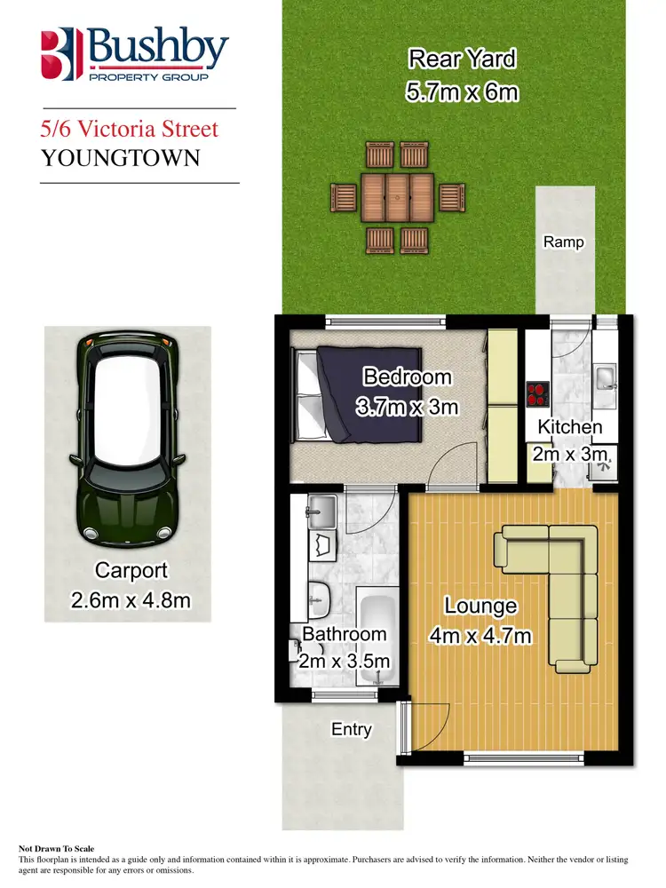 Floorplan of Homely unit listing, 5/6 Victoria Street, Youngtown TAS 7249