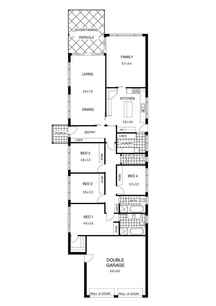 Floorplan of Homely house listing, 21 Selbourne Avenue, Rostrevor SA 5073