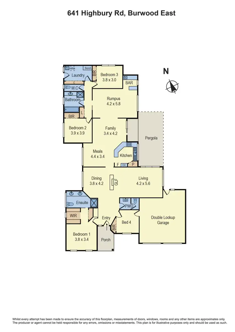 Floorplan of Homely house listing, 641 Highbury Road, Burwood East VIC 3151