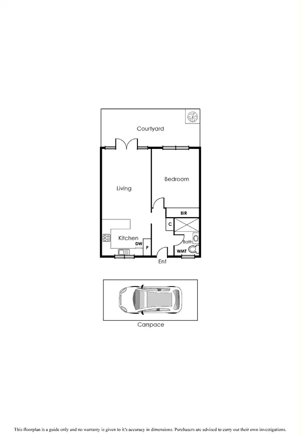 Floorplan of Homely apartment listing, 2/46 Alexandra Street, St Kilda East VIC 3183