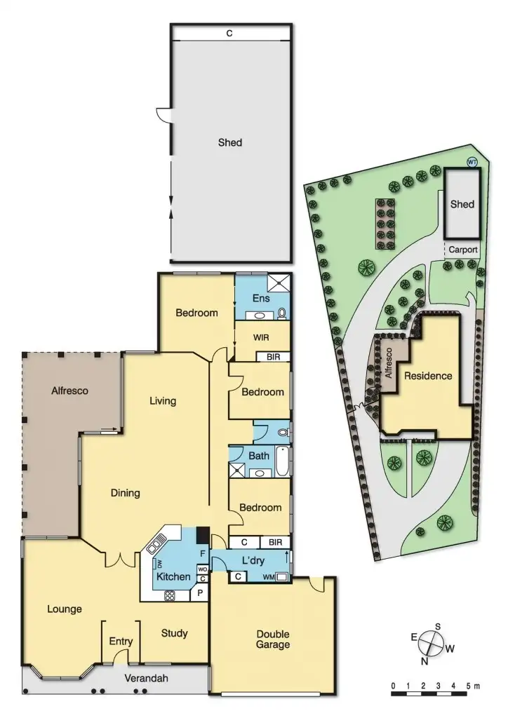 Floorplan of Homely house listing, 4 The Rise, Diamond Creek VIC 3089