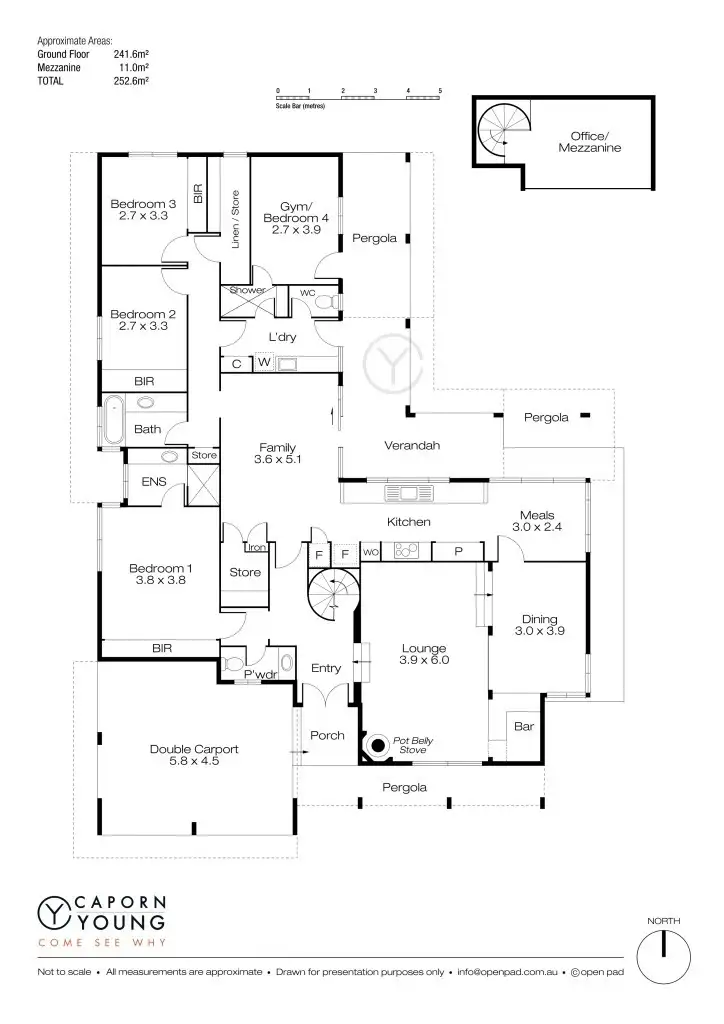 Floorplan of Homely house listing, 21 Langley Way, Booragoon WA 6154