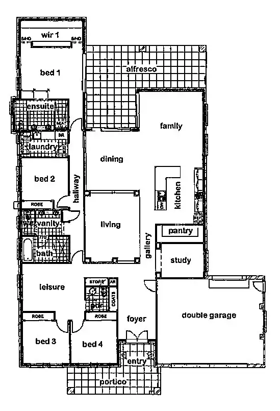 Floorplan of Homely house listing, 4 Clarence Place, Tatton NSW 2650
