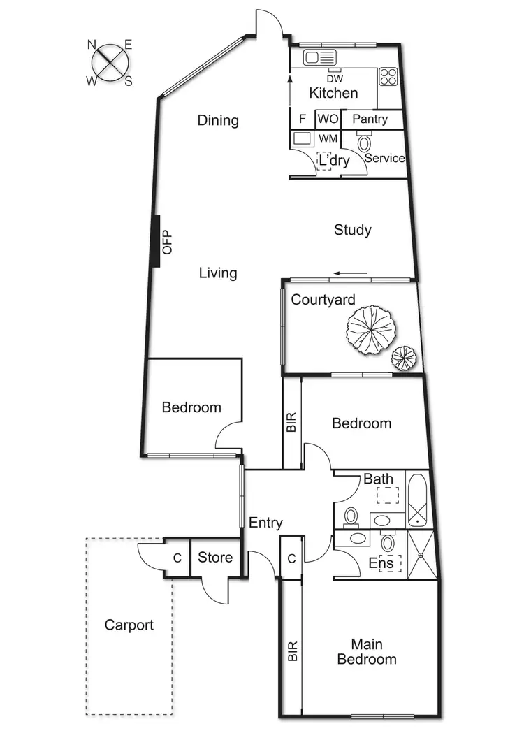 Floorplan of Homely house listing, 56A Cromwell Road, South Yarra VIC 3141