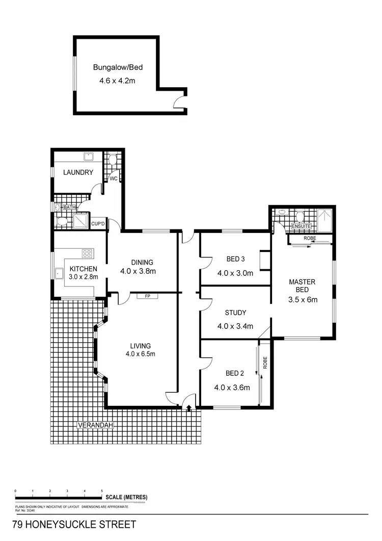 Floorplan of Homely house listing, 79 Honeysuckle Street, Bendigo VIC 3550