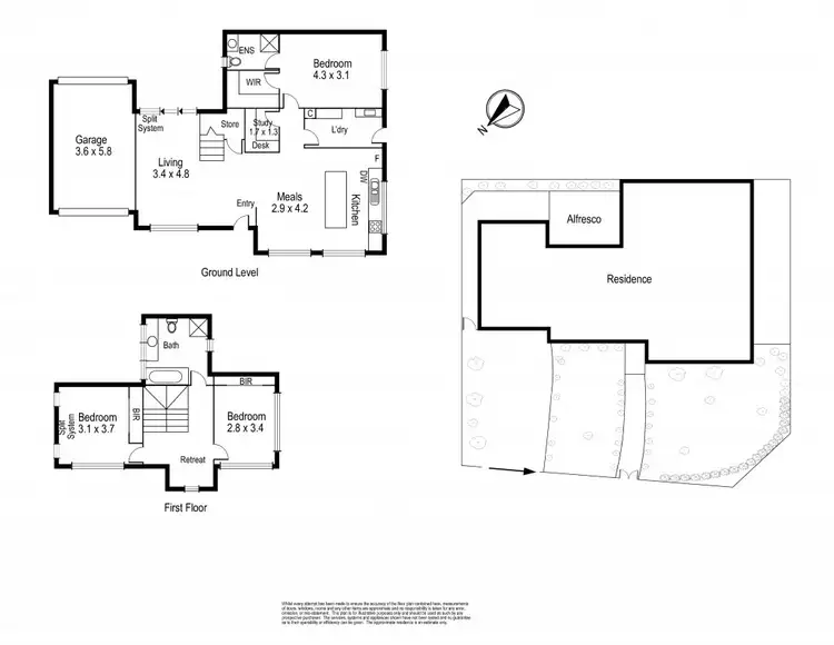 Floorplan of Homely house listing, 45 Gellibrand Crescent, Reservoir VIC 3073