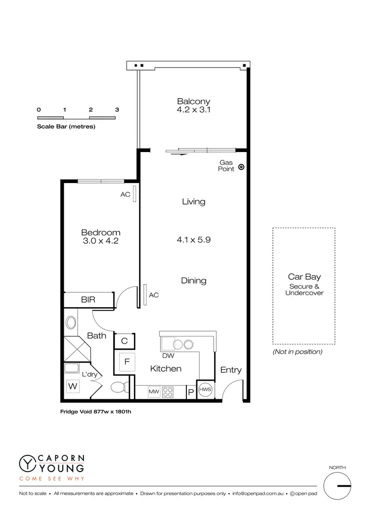 Floorplan of Homely apartment listing, 39/2 Wexford Street, Subiaco WA 6008