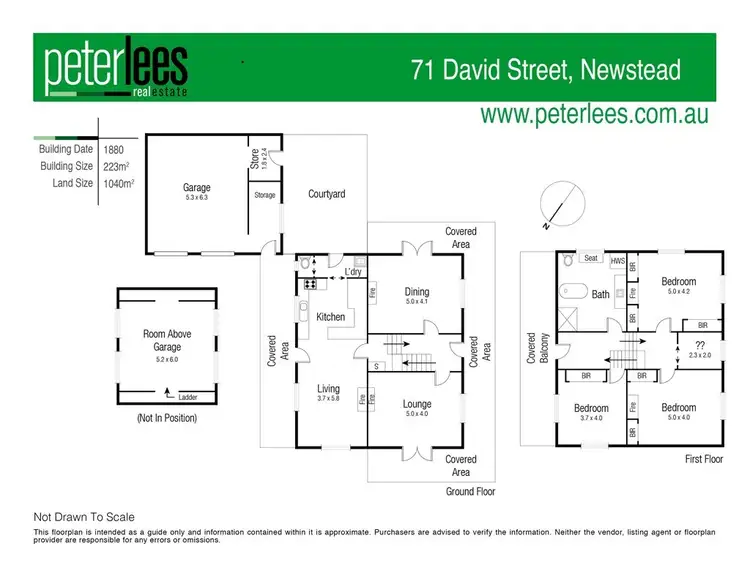 Floorplan of Homely house listing, 71 David Street, Newstead TAS 7250