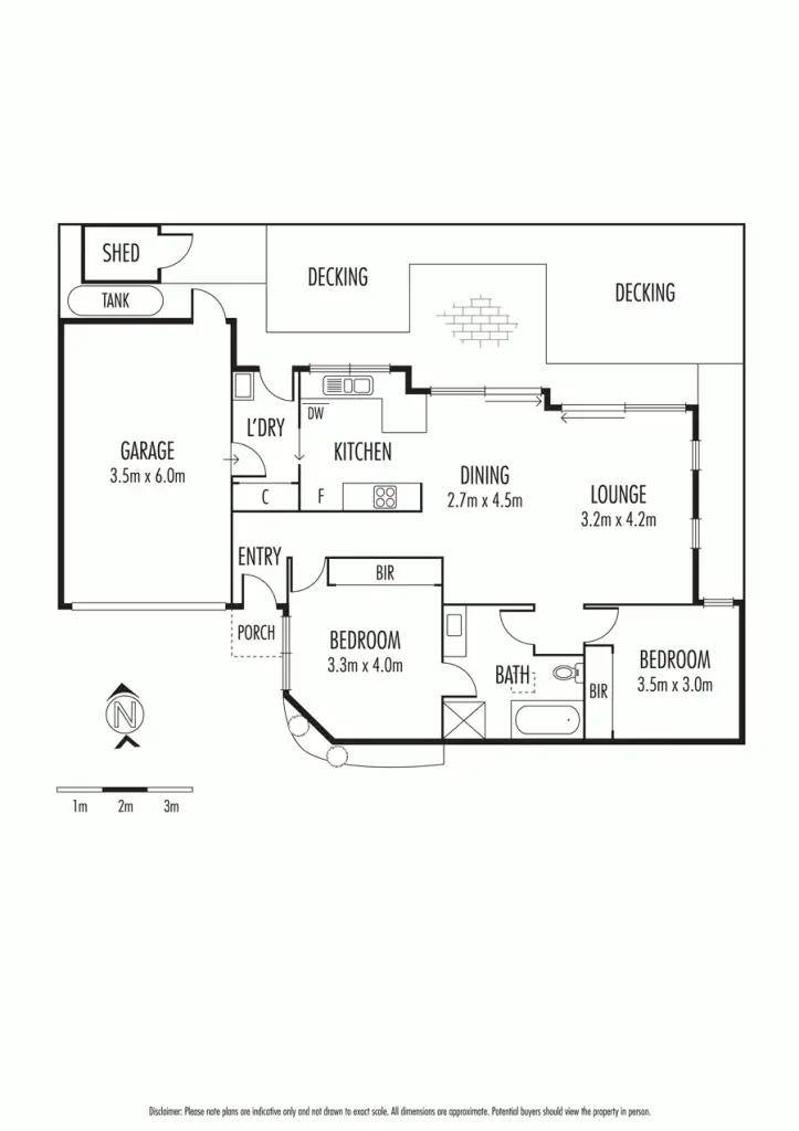Floorplan of Homely unit listing, 3/131 Blyth Street, Altona VIC 3018