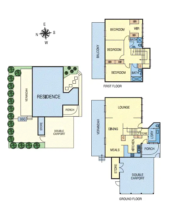 Floorplan of Homely townhouse listing, 5/18 Peter Street, Doncaster East VIC 3109
