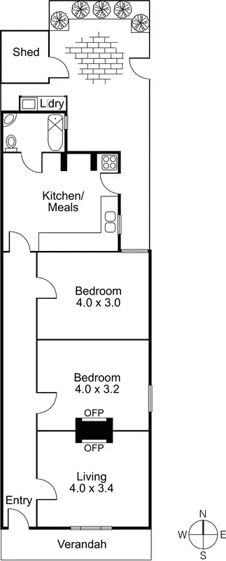 Floorplan of Homely house listing, 134 Sackville Street, Collingwood VIC 3066
