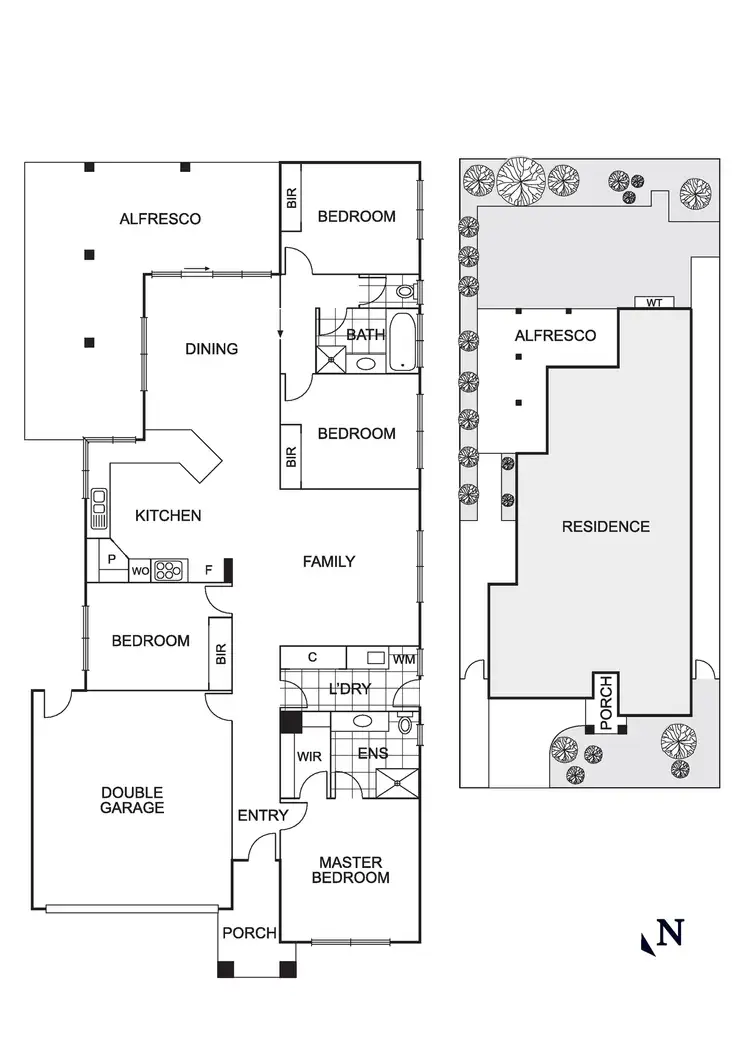 Floorplan of Homely house listing, 17 Ballam Way, Doreen VIC 3754