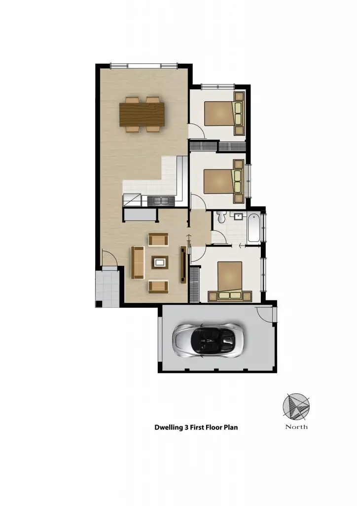 Floorplan of Homely unit listing, 3/37 Williams Road, Laverton VIC 3028
