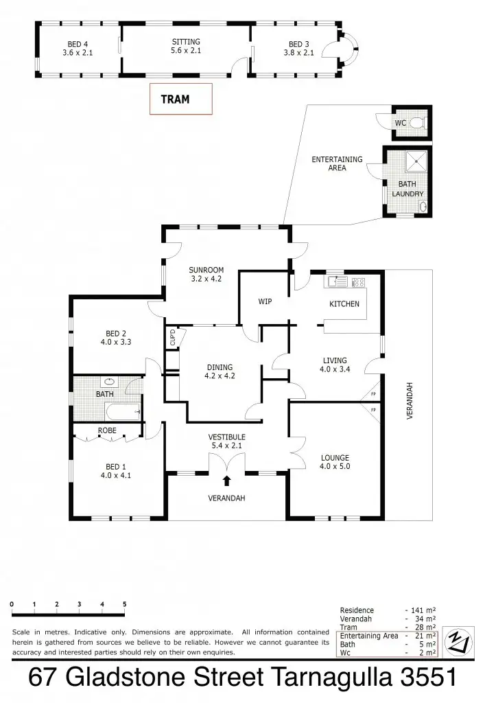 Floorplan of Homely house listing, 67 Gladstone Street, Tarnagulla VIC 3551