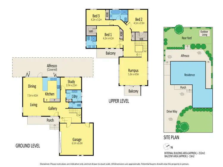 Floorplan of Homely house listing, 13 Antares Court, Aberfeldie VIC 3040