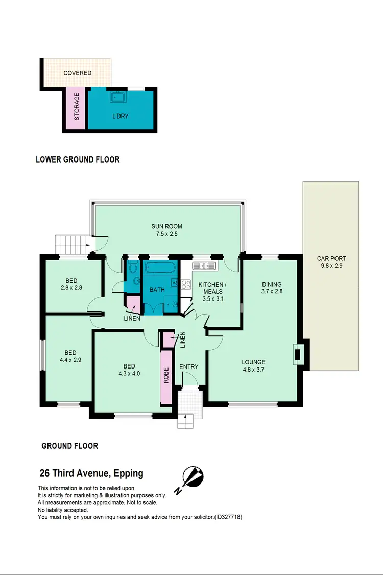 Floorplan of Homely house listing, 26 Third Avenue, Epping NSW 2121
