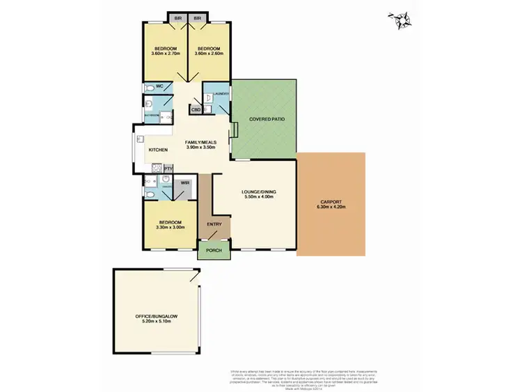 Floorplan of Homely house listing, 22 Gooding Crt, Dandenong VIC 3175