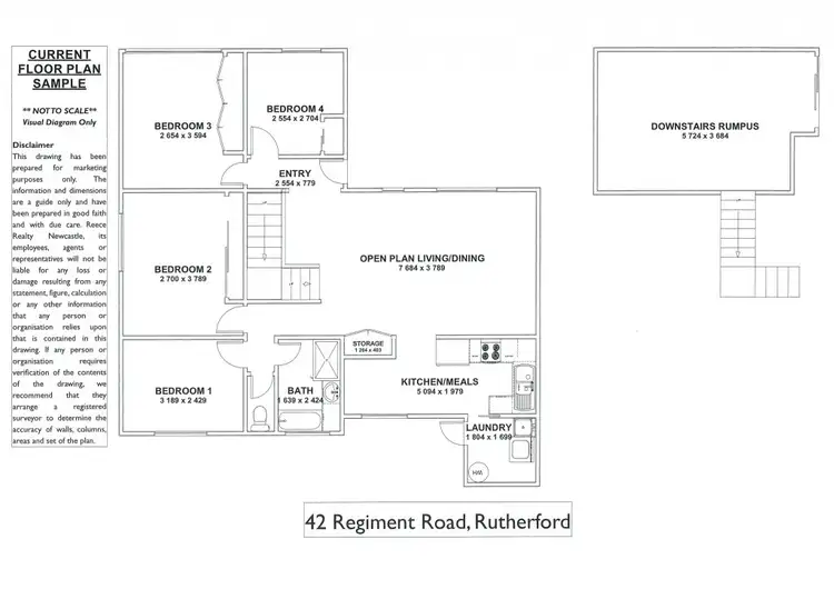 Floorplan of Homely house listing, 42 Regiment Road, Rutherford NSW 2320