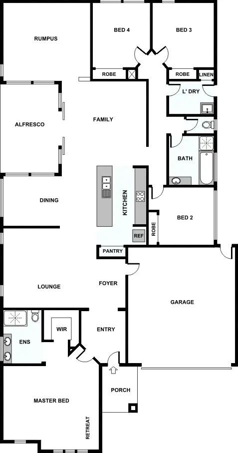 Floorplan of Homely house listing, 71 George Street, Taylors Hill VIC 3037