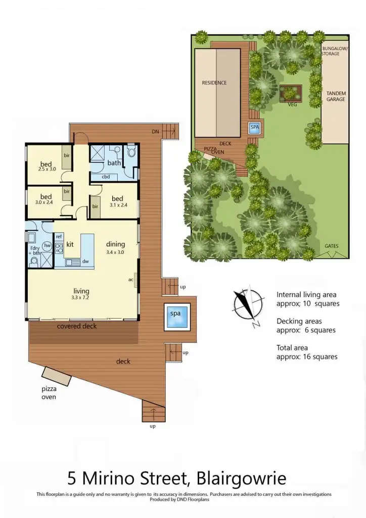 Floorplan of Homely house listing, 5 Mirino Street, Blairgowrie VIC 3942