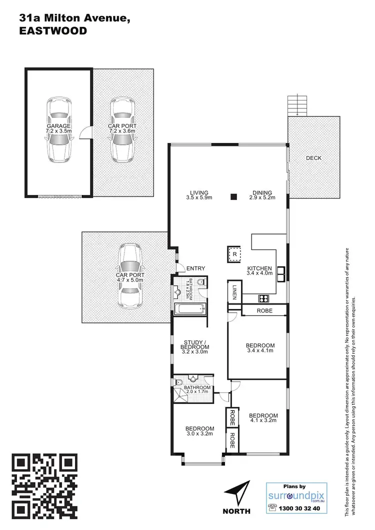 Floorplan of Homely house listing, 31A Milton Ave, Eastwood NSW 2122