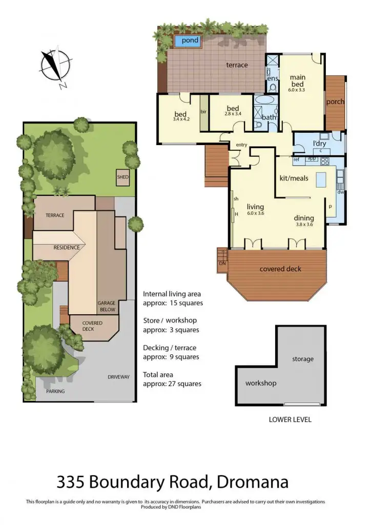 Floorplan of Homely house listing, 335 Boundary Road, Dromana VIC 3936