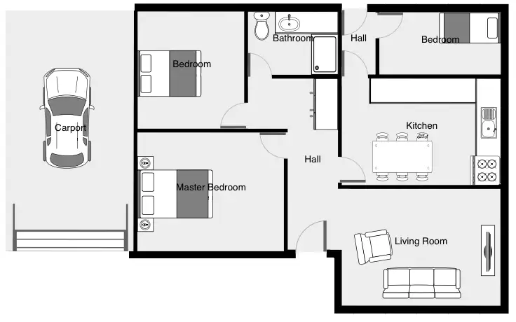 Floorplan of Homely house listing, 13 Twelfth Street, Mildura VIC 3500