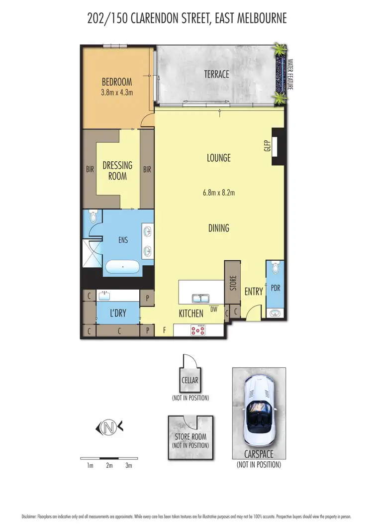 Floorplan of Homely apartment listing, 202/150 Clarendon Street, East Melbourne VIC 3002
