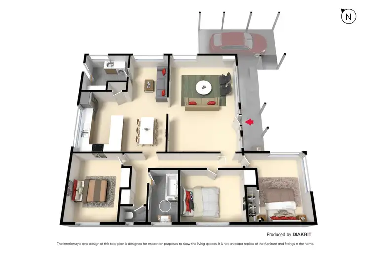 Floorplan of Homely house listing, 91 Warrandyte Road, Langwarrin VIC 3910