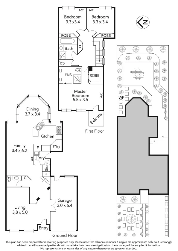 Floorplan of Homely townhouse listing, 4 Callaghan Avenue, Glen Waverley VIC 3150