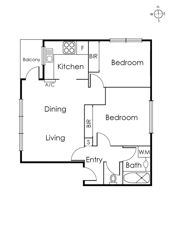 Floorplan of Homely apartment listing, 5/45 Albion Street, South Yarra VIC 3141