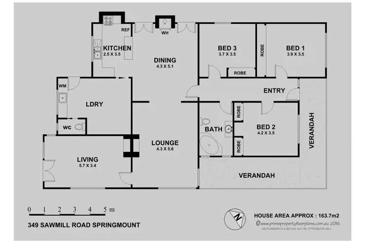 Floorplan of Homely house listing, 349 Sawmill Road, Springmount VIC 3364