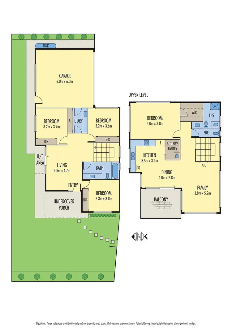 Floorplan of Homely townhouse listing, 1/29 Central Road, Clifton Springs VIC 3222