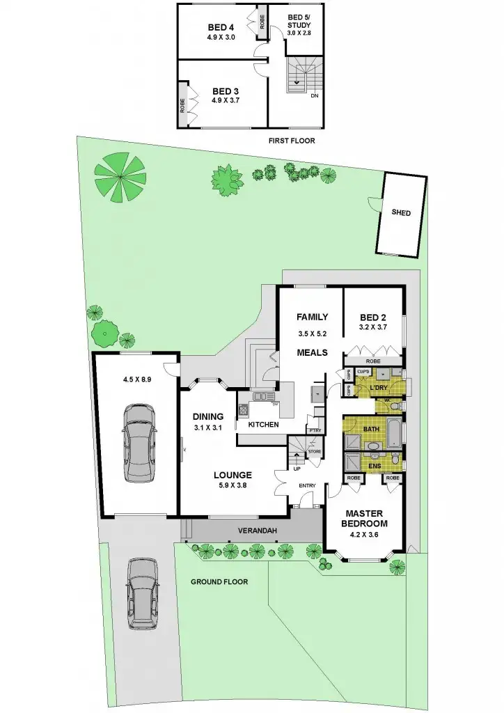 Floorplan of Homely house listing, 7 Calshot Grove, Gladstone Park VIC 3043