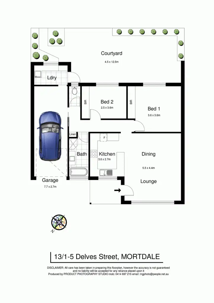 Floorplan of Homely villa listing, 13/1-5 Delves Street, Mortdale NSW 2223