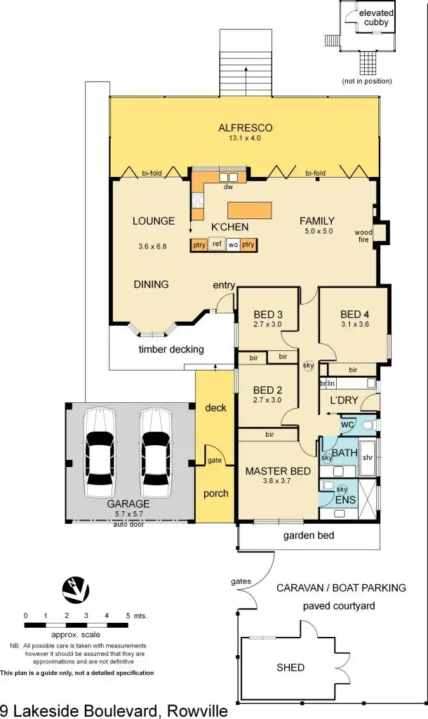 Floorplan of Homely house listing, 9 Lakeside Boulevard, Rowville VIC 3178