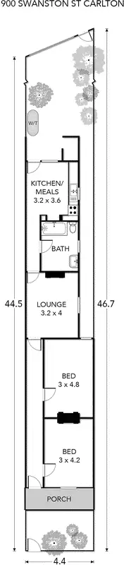 Floorplan of Homely house listing, 900 Swanston Street, Carlton VIC 3053