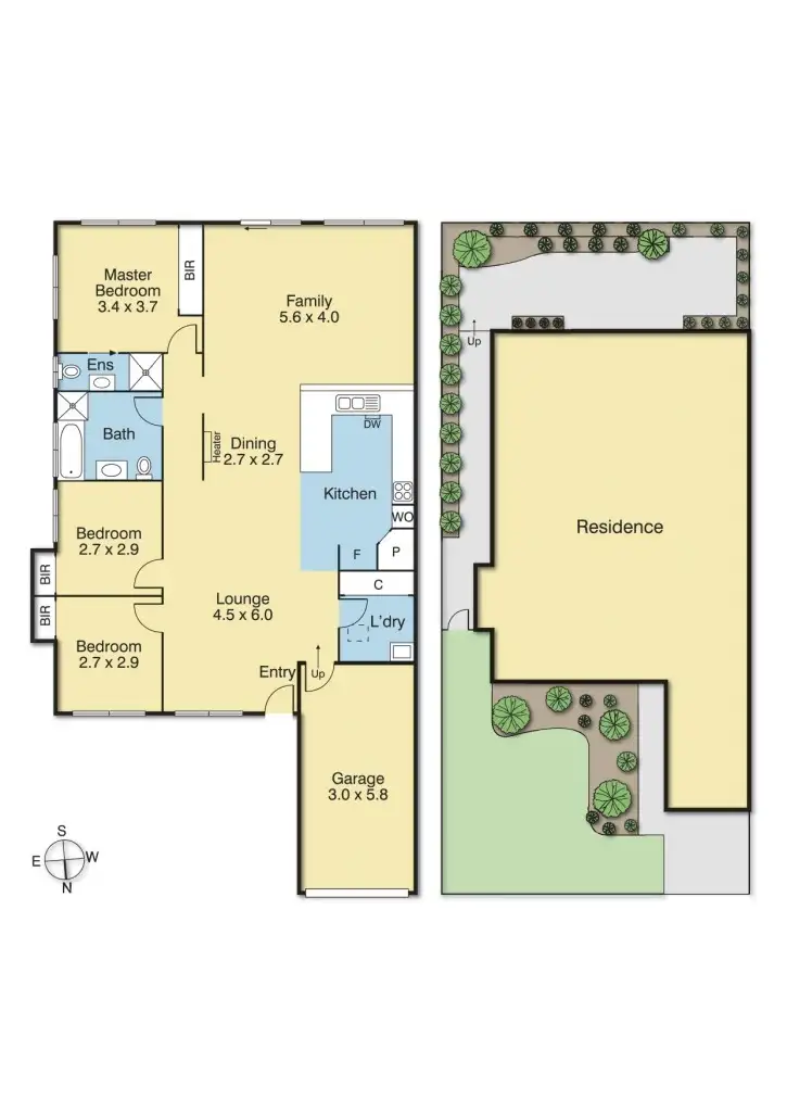Floorplan of Homely house listing, 5 Lyell Walk, Forest Hill VIC 3131