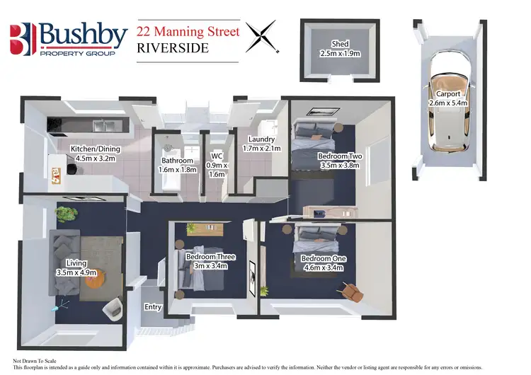 Floorplan of Homely house listing, 22 Manning Street, Riverside TAS 7250