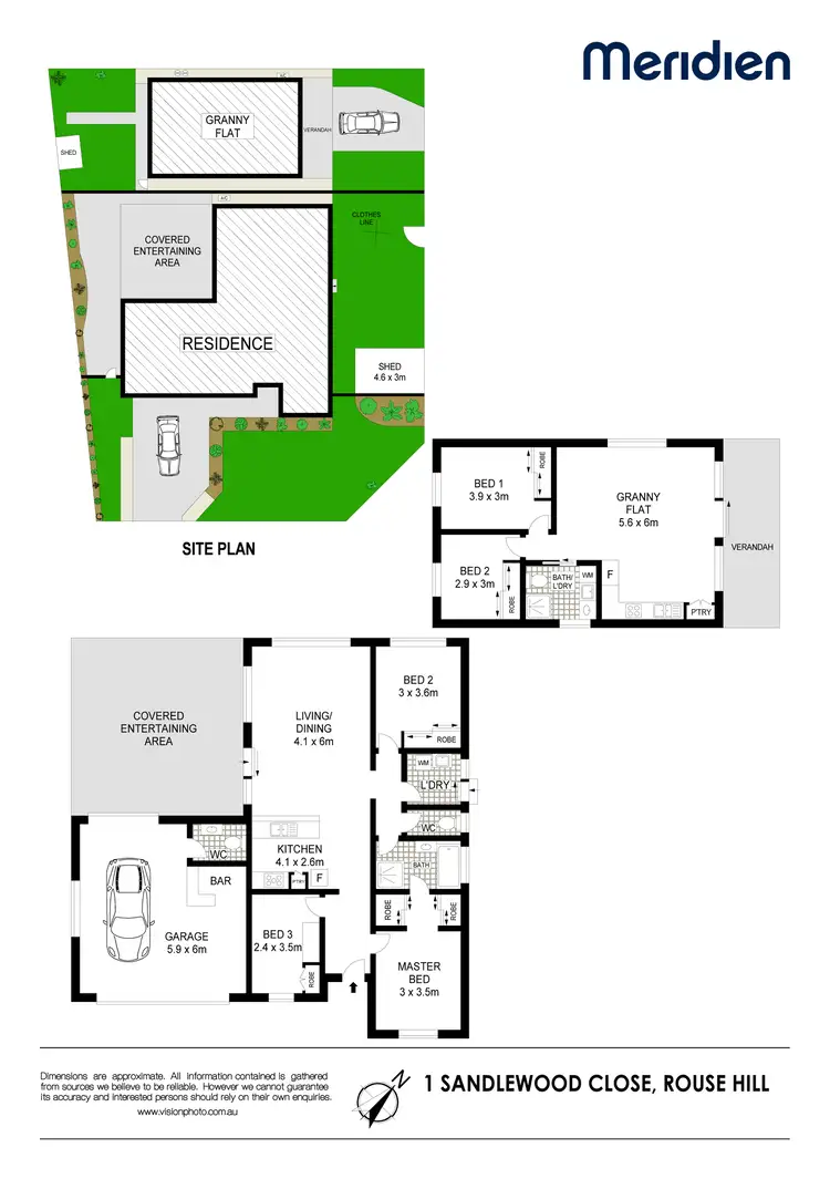 Floorplan of Homely house listing, 1 Sandlewood Close, Rouse Hill NSW 2155