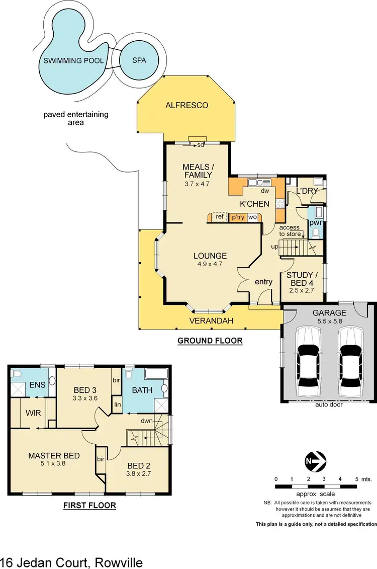 Floorplan of Homely house listing, 16 Jedan Court, Rowville VIC 3178