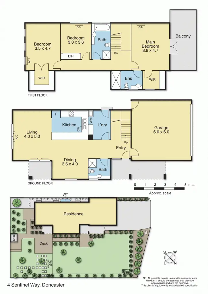 Floorplan of Homely townhouse listing, 4 Sentinel Way, Doncaster VIC 3108