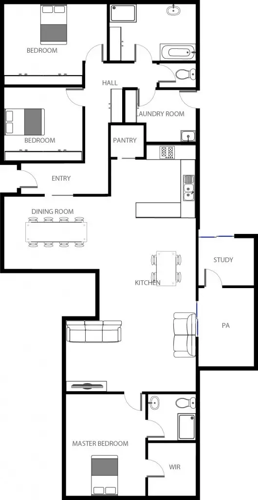 Floorplan of Homely house listing, 875 Cureton Avenue (Kings Billabong), Irymple VIC 3498