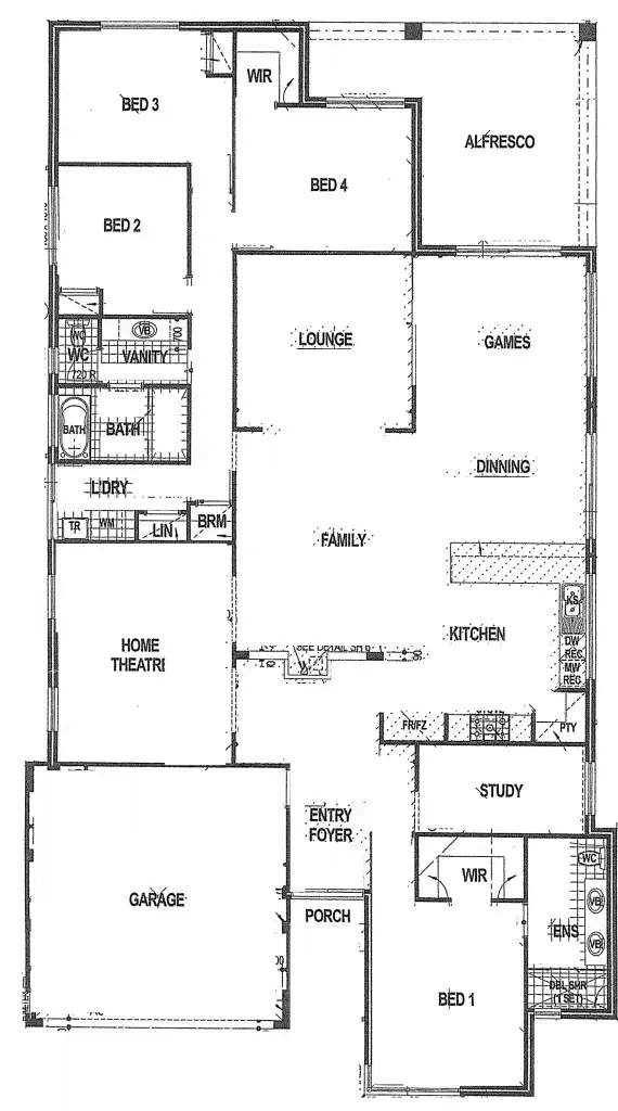 Floorplan of Homely house listing, 43 Tissington Drive, Darch WA 6065