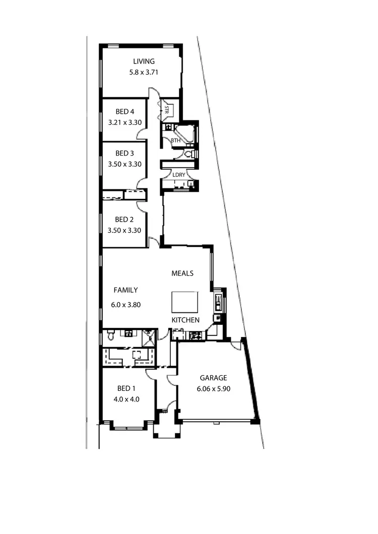 Floorplan of Homely house listing, 34B Barons Street, Tranmere SA 5073
