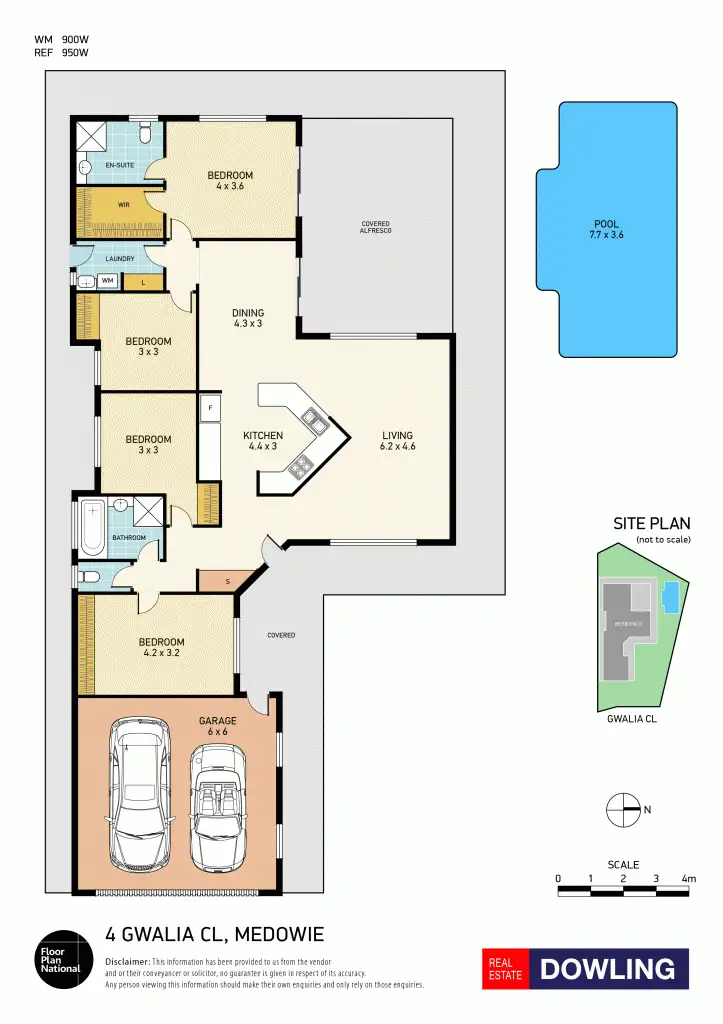 Floorplan of Homely house listing, 4 Gwalia Close, Medowie NSW 2318