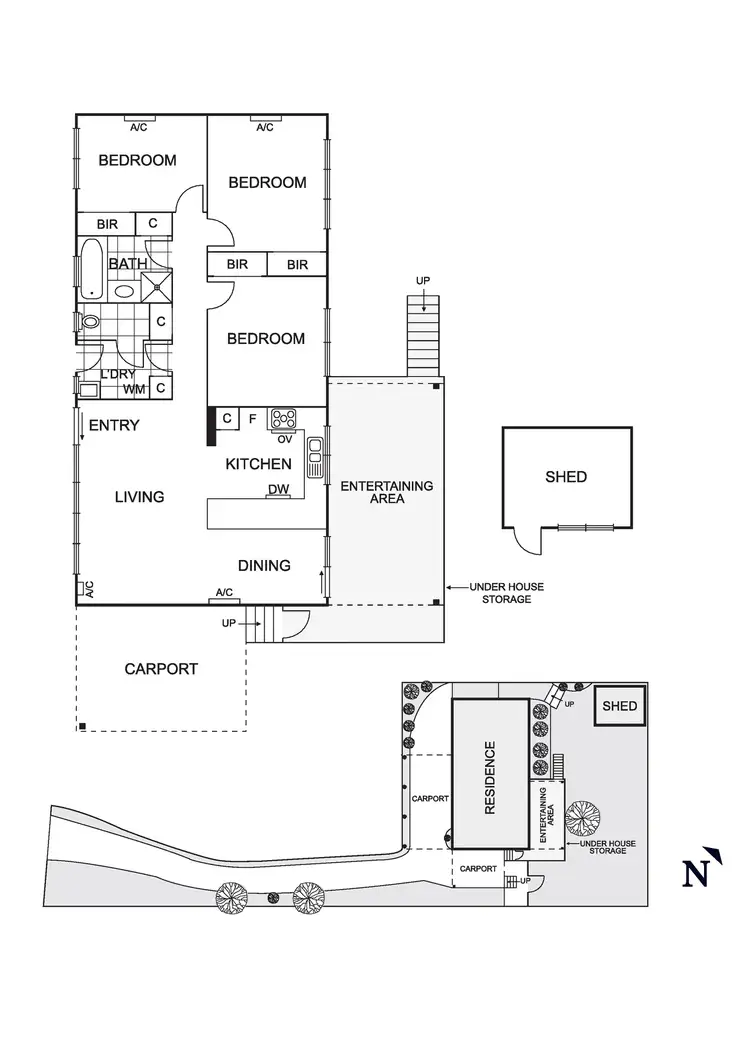 Floorplan of Homely house listing, 94B Pitt Street, Eltham VIC 3095