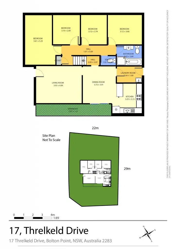 Floorplan of Homely house listing, 17 Threlkeld Drive, Bolton Point NSW 2283