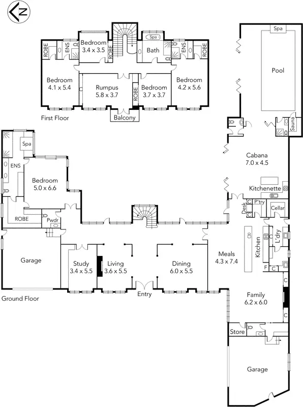 Floorplan of Homely house listing, 8 St Georges Crescent, Ashburton VIC 3147
