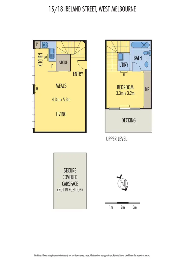 Floorplan of Homely apartment listing, 15/18 Ireland Street, West Melbourne VIC 3003